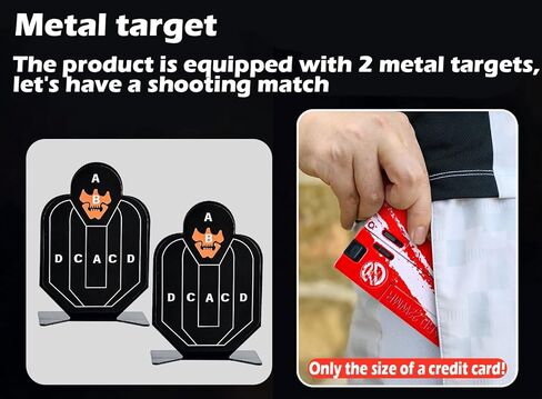 Life Card Toy Pistol Foldable Blaster Transforming Toys Shooting Gun Darts Guns Set for 5 6 7 8 Year Old Boys Gift Gold Line in Kuwait