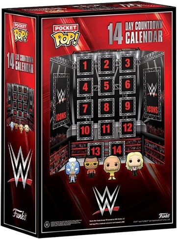 فانكو Pop! Contdown Calendar: WWE - تقويم العد التنازلي 2023، 14 يوم in Saudi Arabia