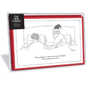 بطاقات عطلة كرتون نيويورك "اعرف عندما تكون مستيقظًا" (عبوة من 8 قطع) in Kuwait