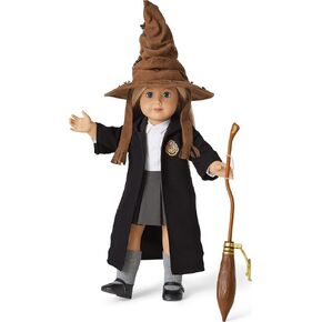 American Girl Harry Potter 18-inch Doll Accessories Hogwarts Sorting Hat plus Nimbus 2000 Broomstick, For Ages 6+ in Kuwait