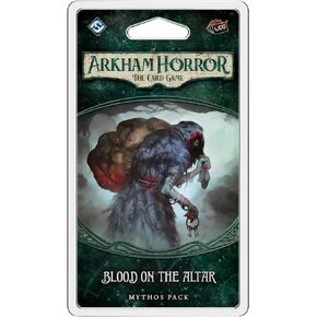 Arkham Horror The Card Game Blood on the Altar MYTHOS PACK - Unearth the Secrets of Dunwich! Cooperative Living Card Game, Ages 14+, 1-4 Players, 1-2 Hour Playtime, Made by Fantasy Flight Games