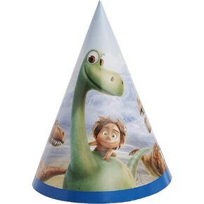 Unique Disney The Good Dinosaur Party Cone Hats | One Size | 8 Pcs in Kuwait