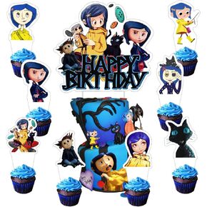 زينة حفلات اعياد الميلاد من كورالين تتضمن 25 قطعة من اعواد تزيين الكيك والكب كيك لمستلزمات حفلات اعياد الميلاد كورالين in Kuwait