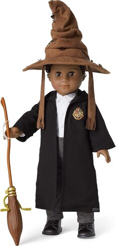 American Girl Harry Potter 18-inch Doll Accessories Hogwarts Sorting Hat plus Nimbus 2000 Broomstick, For Ages 6+ in Saudi Arabia