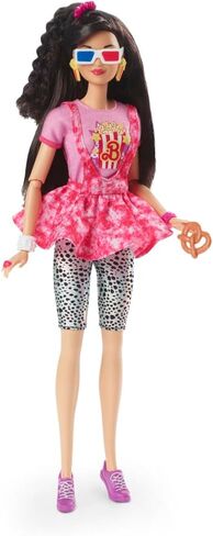 Barbie Rewind Doll & Accessories with Curly Blonde Hair & 1980s-inspired Prom Queen Outfit, Collectible & Displayable in Saudi Arabia
