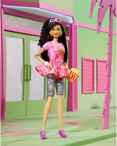 Barbie Rewind Doll & Accessories with Curly Blonde Hair & 1980s-inspired Prom Queen Outfit, Collectible & Displayable in Saudi Arabia