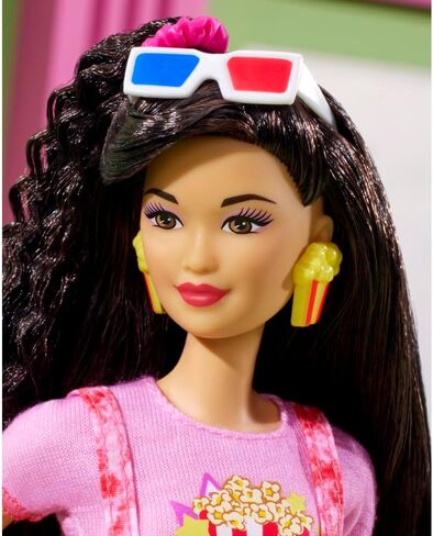 Barbie Rewind Doll & Accessories with Curly Blonde Hair & 1980s-inspired Prom Queen Outfit, Collectible & Displayable in Saudi Arabia