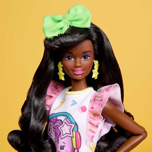 Barbie Rewind Doll & Accessories with Curly Blonde Hair & 1980s-inspired Prom Queen Outfit, Collectible & Displayable in Saudi Arabia