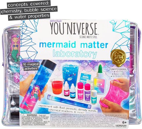 Just My Style You*niverse Mermaid Matter Lab، مجموعات العلوم والتكنولوجيا والهندسة والرياضيات في المنزل للأطفال من سن 6 سنوات فما فوق، تجارب حورية البحر، حفلات أعياد ميلاد حورية البحر، حفلات النوم in Kuwait