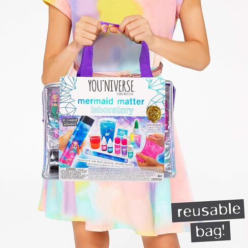 Just My Style You*niverse Mermaid Matter Lab، مجموعات العلوم والتكنولوجيا والهندسة والرياضيات في المنزل للأطفال من سن 6 سنوات فما فوق، تجارب حورية البحر، حفلات أعياد ميلاد حورية البحر، حفلات النوم in Kuwait