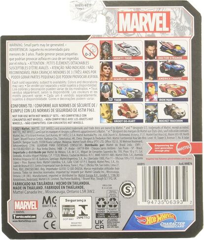 Hot Wheels Character Cars Marvel Groot Toy Vehicle for Ages 3 and Up in Saudi Arabia