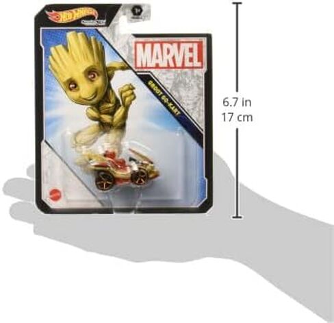 Hot Wheels Character Cars Marvel Groot Toy Vehicle for Ages 3 and Up in Saudi Arabia
