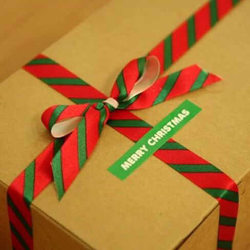 25 ياردة عيد الميلاد شريط الشريط 5/8 بوصة أحمر أخضر عيد الميلاد حلوى قصب أشرطة حك شريط نسيج مخطط لشجرة عيد الميلاد ديكور هدية التفاف إكليل القوس DIY الحرفية in Kuwait