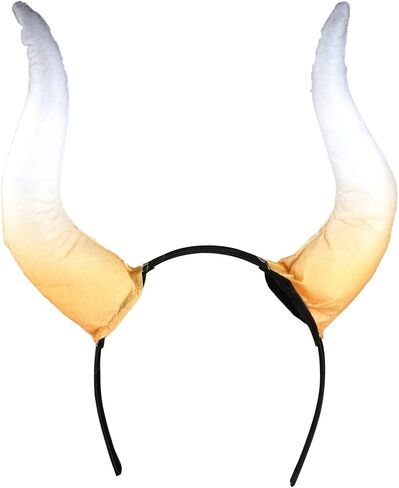 BinaryABC Halloween Large Bull Horns Costume Headband,Halloween Goat Horns Cosplay Costume Accessory,Halloween Party Favor in Saudi Arabia