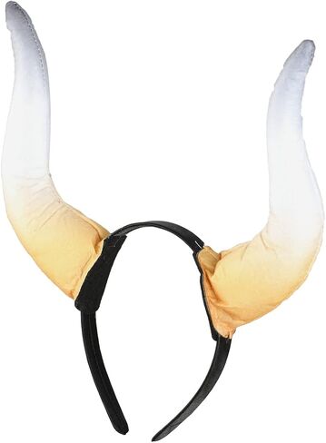 BinaryABC Halloween Large Bull Horns Costume Headband,Halloween Goat Horns Cosplay Costume Accessory,Halloween Party Favor in Saudi Arabia