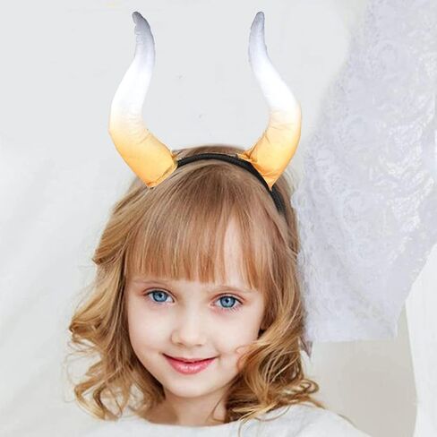 BinaryABC Halloween Large Bull Horns Costume Headband,Halloween Goat Horns Cosplay Costume Accessory,Halloween Party Favor in Saudi Arabia