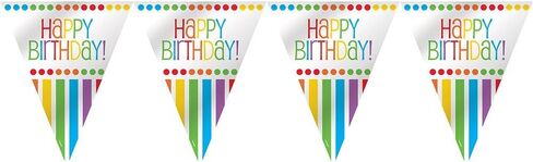 Unique Favors Rainbow Party Cellophane Bags | 11" x 5" | 20 Pcs, Multicolor in Kuwait