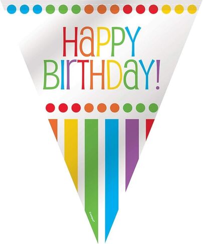 Unique Favors Rainbow Party Cellophane Bags | 11" x 5" | 20 Pcs, Multicolor in Kuwait