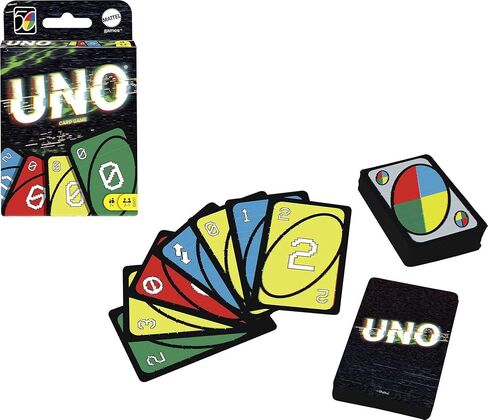 Mattel Games UNO Iconic Series 1980s Matching Card Game Featuring Decade-Themed Design, 112 Cards for Collectors, Teen & Adult Game Night, Ages 7 Years & Older. in Saudi Arabia
