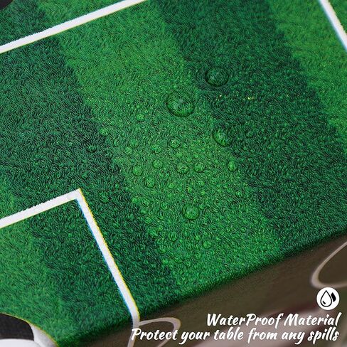 3 قطع أغطية طاولة كرة القدم، غطاء طاولة بنمط كرة القدم من البلاستيك مطبوع عليه غطاء طاولة رياضي لمناسبة كرة القدم، مجموعة لوازم الحفلات بطابع كرة القدم، حفلة عيد ميلاد، حدث خارجي، ديكور حدث المدرسة in Kuwait