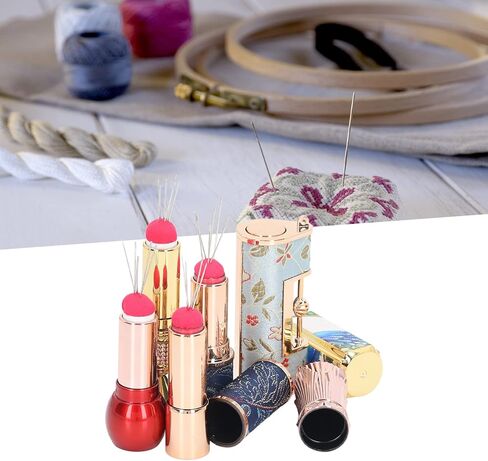 وسادة دبابيس بتصميم قابل للسحب من Zerodis، وسادة رائعة على شكل أحمر الشفاه، وسادة إبرة الخياطة المنزلية المحمولة in Kuwait