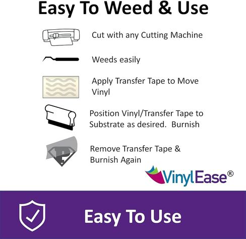 فينيل إيز 12 بوصة × 10 أقدام ذهبي لامع لاصق دائم لـ Cricut ، صورة ظلية ، لغز ، كرافت روبو ، كويكتز ، كرافت أوتز ، قصاصات الحرف اليدوية، Die Cutters ، Sign Plotters - V9242 in Kuwait