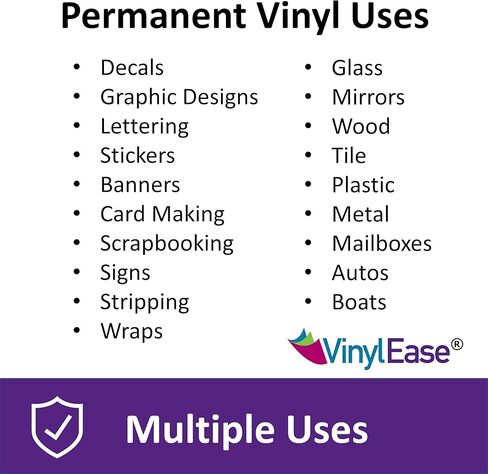 فينيل إيز 12 بوصة × 10 أقدام ذهبي لامع لاصق دائم لـ Cricut ، صورة ظلية ، لغز ، كرافت روبو ، كويكتز ، كرافت أوتز ، قصاصات الحرف اليدوية، Die Cutters ، Sign Plotters - V9242 in Kuwait