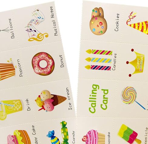 FANCY LAND Birthday Bingo Game 24 Players for Kids Party Game Supplies in Saudi Arabia