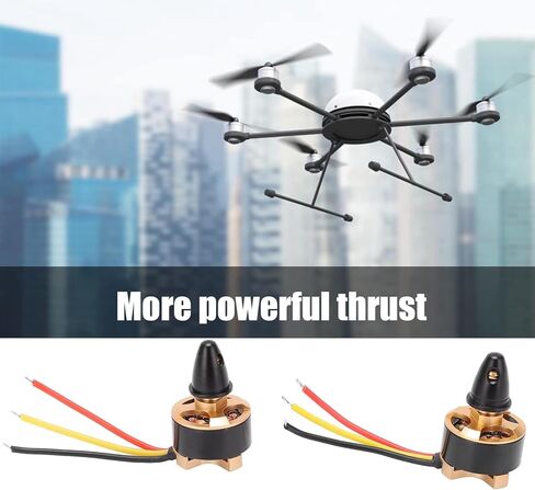 محرك بدون فرشاة Gind RC 1306 3100KV، محرك بدون فرشاة RC 1306 قوي ومتين لطائرات RC in Kuwait