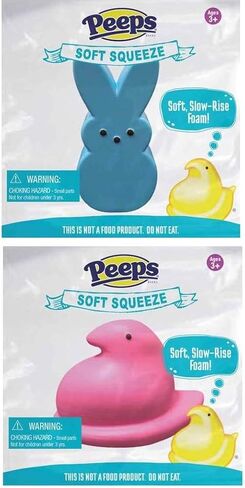 مجموعة حشو سلة عيد الفصح من الفوم من ليتل كيدز بيبس على شكل فرخ أو أرنب إسفنجي بطيء الارتفاع، ستختلف الشخصية متعددة الألوان in Kuwait