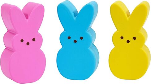 مجموعة حشو سلة عيد الفصح من الفوم من ليتل كيدز بيبس على شكل فرخ أو أرنب إسفنجي بطيء الارتفاع، ستختلف الشخصية متعددة الألوان in Kuwait