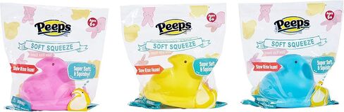 مجموعة حشو سلة عيد الفصح من الفوم من ليتل كيدز بيبس على شكل فرخ أو أرنب إسفنجي بطيء الارتفاع، ستختلف الشخصية متعددة الألوان in Kuwait