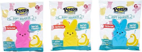 مجموعة حشو سلة عيد الفصح من الفوم من ليتل كيدز بيبس على شكل فرخ أو أرنب إسفنجي بطيء الارتفاع، ستختلف الشخصية متعددة الألوان in Kuwait