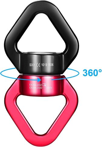 Heavy Duty Stainless Steel Hanging Kit: Swing Hangers and Hammock Spring and swing swivel spinner, Kglobal Swivel Hook and Locking Snap Hooks for Wooden Sets，tire swing swivel，Seat Trapeze Yoga in Kuwait