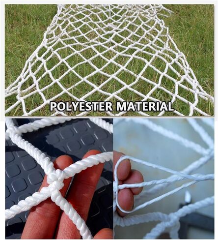 White Fence Net, Stair Railing Safety Net for Children, Outdoor Playground Fence Netting, Truck Cargo Net Cover (Size : 1x1m(3x3ft)) in Saudi Arabia