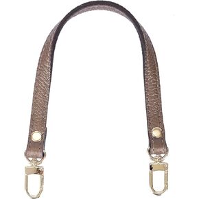 VanEnjoy Full Grain Leather Wristlet Keychain Strap with 2 Square Locks