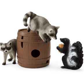 Schleich Wild Life, 5-Piece Playset, Animal Toys for Boys and Girls 3-8 Years Old, Nutty Mischief, Ages 3+