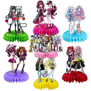 VERSAINSECT y Party Decorations, 7Pcs Girl Theme Party Centerpieces, Photo Booth Props, Cake Toppers, Girl Party Supplies for Girls and Boys in Kuwait