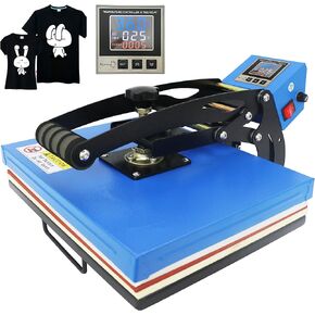 RoyalPress 12 بوصة × 15 بوصة ذاكرة صناعية ذكية ذات جودة رقمية آلة نقل الحرارة بالتسامي تي شيرت آلة الضغط الحراري، 12 بوصة × 15 بوصة، أزرق in Kuwait