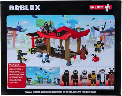 Roblox ROB0497 EA -Deluxe Playset Ninja Legends, Multi in Saudi Arabia