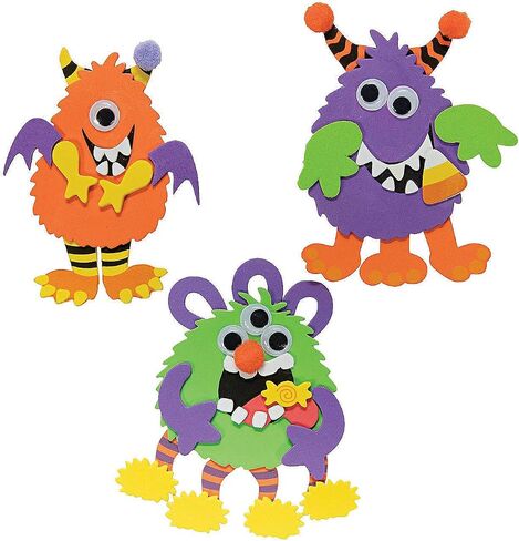 Foam Silly Monsters Magnet Craft Kit - Crafts for Kids and Fun Home Activities in Saudi Arabia