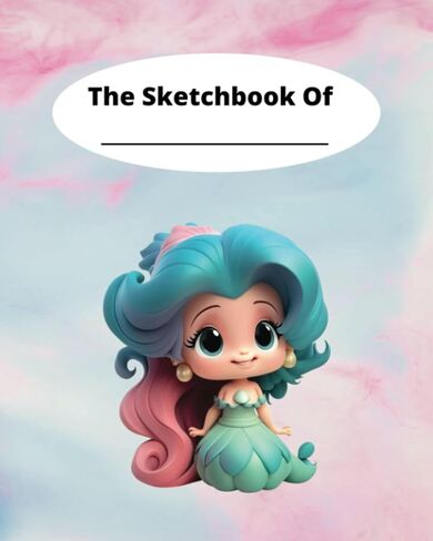 Sketchbook, Cute Fairy Notebook with unlined blank pages, Drawing book for kids, 8x10 in, Ideal for practicing drawing and writing: Draw your stuff in ... notebook, it's great because it's yours in Saudi Arabia