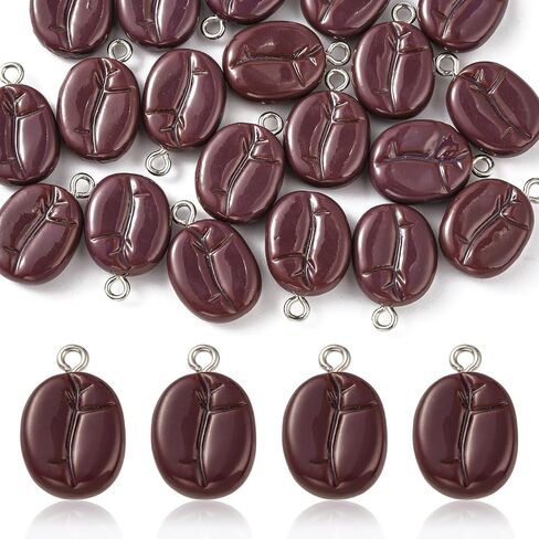 LiQunSweet 30 Pcs 6 Colors Opaque Resin Mixed Color Baby Charms Feeding Bottle Drink Milk Charms for Birthday Party Decoration in Kuwait