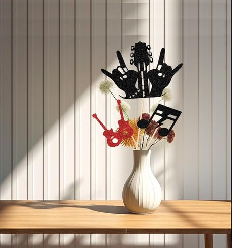 عصي مركزية من روك اند رول، ديكورات حفلات اعياد الميلاد بورن تو روك، ديكورات حفلات الهيب هوب الكلاسيكية، مستلزمات حفلات استقبال المولود الجديد بطابع الثمانينيات والتسعينيات، احمر واسود، 12 قطعة in Kuwait