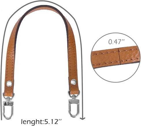 VanEnjoy Full Grain Leather Wristlet Keychain Strap with 2 Square Locks in Kuwait
