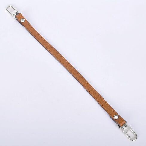 VanEnjoy Full Grain Leather Wristlet Keychain Strap with 2 Square Locks in Kuwait