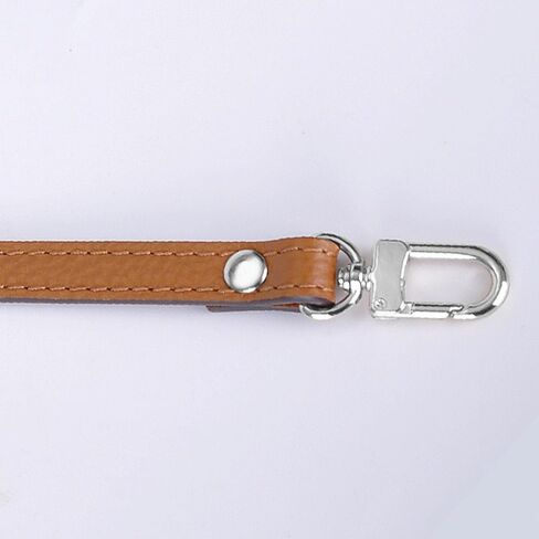 VanEnjoy Full Grain Leather Wristlet Keychain Strap with 2 Square Locks in Kuwait