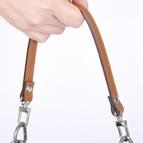 VanEnjoy Full Grain Leather Wristlet Keychain Strap with 2 Square Locks in Kuwait