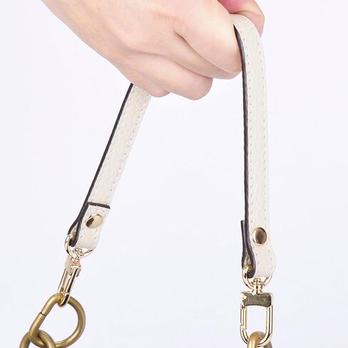 VanEnjoy Full Grain Leather Wristlet Keychain Strap with 2 Square Locks in Saudi Arabia