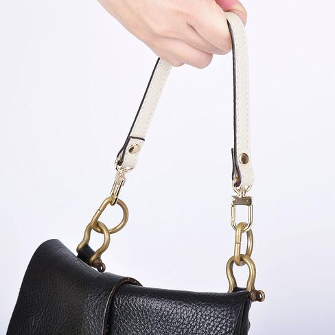 VanEnjoy Full Grain Leather Wristlet Keychain Strap with 2 Square Locks in Saudi Arabia